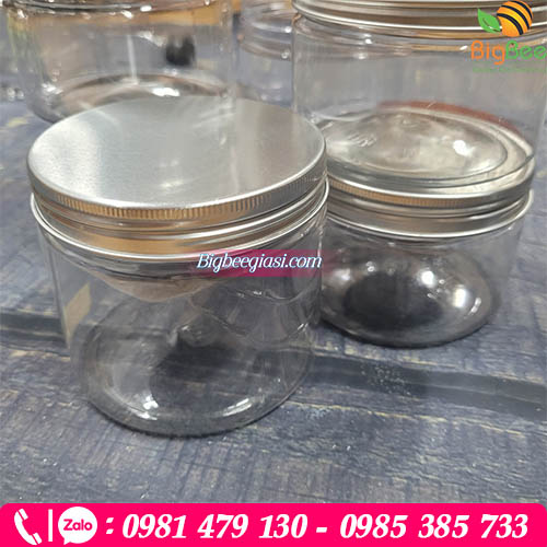 Hũ nhựa pet nắp nhôm 500ml giá rẻ Hũ nhựa pet nắp nhôm 500ml giá rẻ