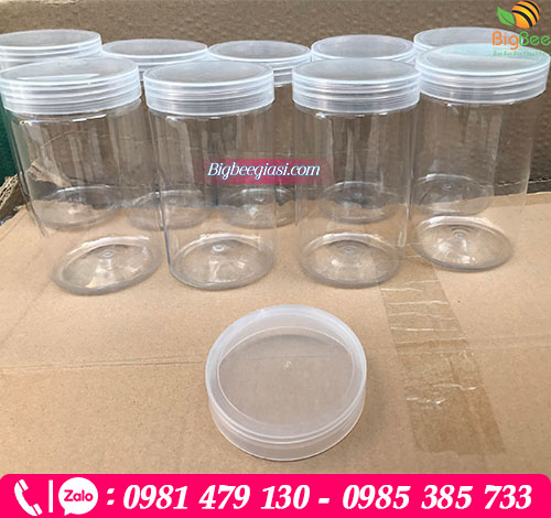 Hũ nhựa tròn nắp nhựa trắng giá sỉ rẻ tại Thu Hồng Hũ nhựa tròn nắp nhựa trắng giá sỉ rẻ tại Thu Hồng