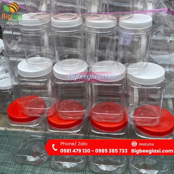 Hũ keo vuông/ tròn nắp nhựa Hũ keo vuông/ tròn nắp nhựa