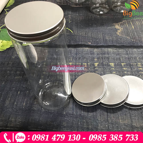 Hũ nhựa nắp nhôm 1500ml Hũ nhựa nắp nhôm 1500ml
