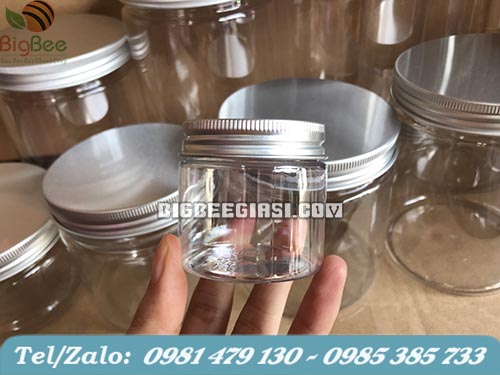 hũ nhựa pet 50ml nắp nhôm