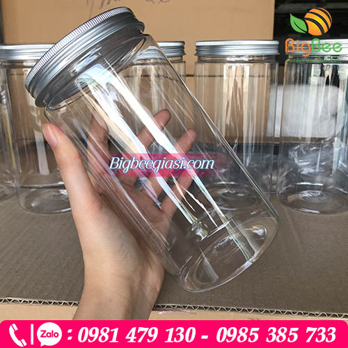 Hũ pet nhựa đẹp đựng thực phẩm khô