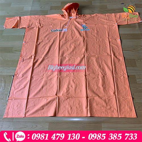 Mẫu áo mưa cánh dơi in logo Mẫu áo mưa cánh dơi in logo