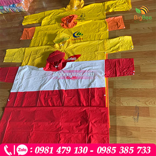 Áo mưa cánh dơi in logo theo yêu cầu Áo mưa cánh dơi in logo theo yêu cầu