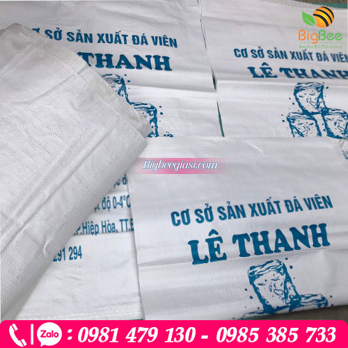 Bao đựng nước đá in logo Bao đựng nước đá in logo