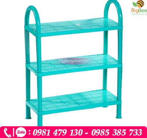 kệ giày dép nhựa màu xanh kệ giày dép nhựa màu xanh