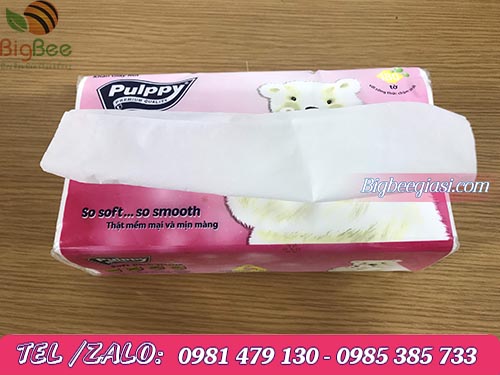 Khăn giấy lụa pulppy 180 tờ
