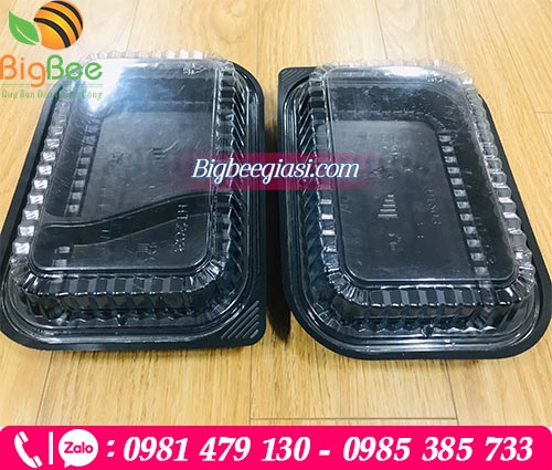 Khay đen 1 ngăn - 2 ngăn