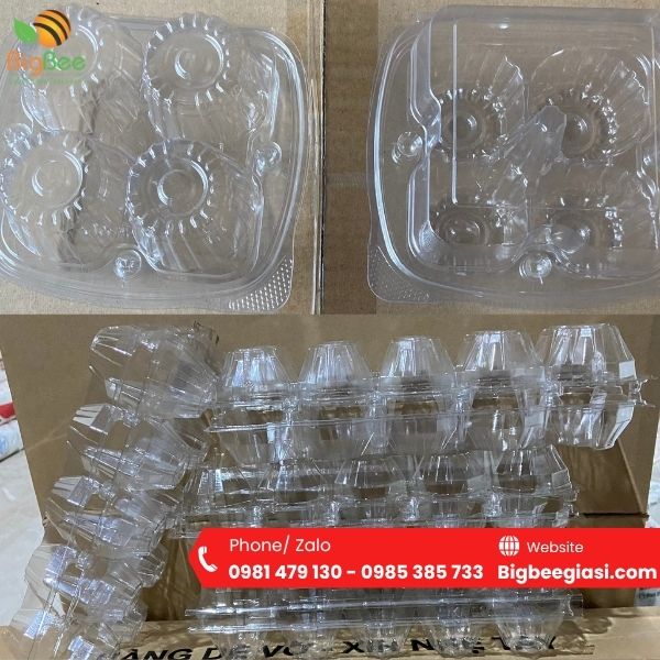 Vỉ nhựa đựng trứng 4 quả, 6quả, 10 quả Vỉ nhựa đựng trứng 4 quả, 6quả, 10 quả