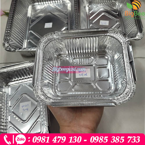 Khay giấy bạc hình vuông Khay giấy bạc hình vuông