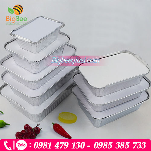 Khay giấy bạc chữ nhật đa dạng kích thước Khay giấy bạc chữ nhật đa dạng kích thước