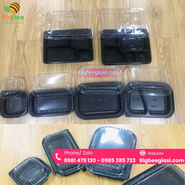 Đa dạng khay nhựa đen đựng thực phẩm tại Thu Hồng Đa dạng khay nhựa đen đựng thực phẩm tại Thu Hồng