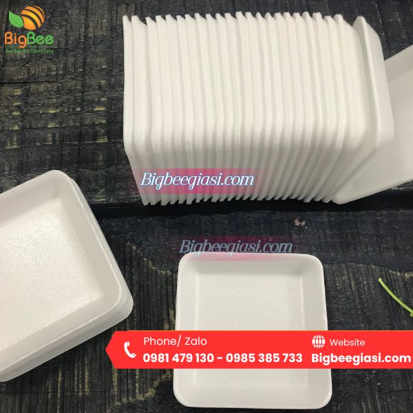 Khay xốp đựng 4 trái chanh Khay xốp đựng 4 trái chanh