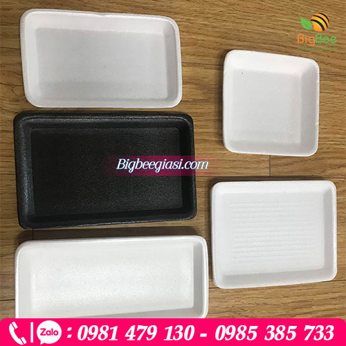 Khay xốp đựng thực phẩm dùng 1 lần Khay xốp đựng thực phẩm dùng 1 lần