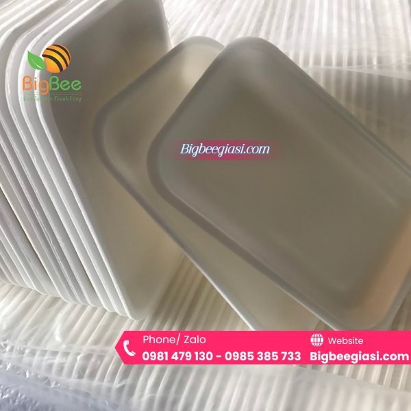 Khay xốp trắng dùng 1 lần Khay xốp trắng dùng 1 lần