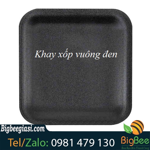 khay xốp vuông màu đen khay xốp vuông màu đen