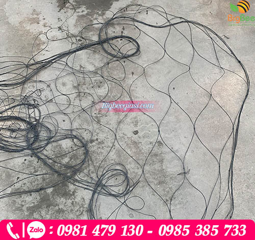 Lưới làm giàn leo màu đen Lưới làm giàn leo màu đen