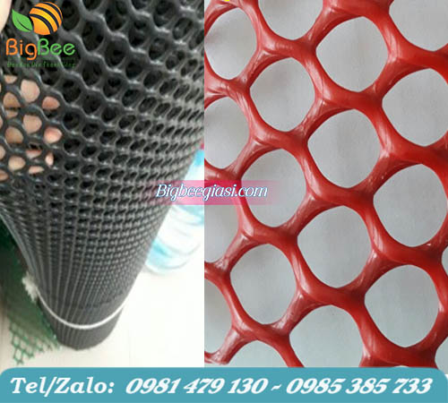 lưới nhựa mắt cáo màu đỏ, xanh