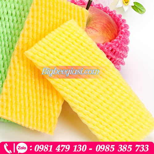Hình ảnh Lưới xốp màu vàng dài 22 cm bọc bơ, dưa, bưởi...