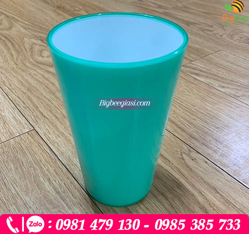 Ly uống nước dáng cao 2 màu loại lớn Ly uống nước dáng cao 2 màu loại lớn