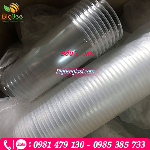Cốc Q bầu pp 700ml Cốc Q bầu pp 700ml