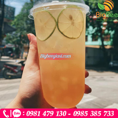 Ly trà sữa đáy bầu