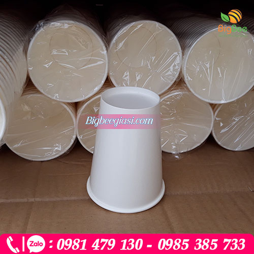 Ly giấy 500ml trắng trơn Ly giấy 500ml trắng trơn