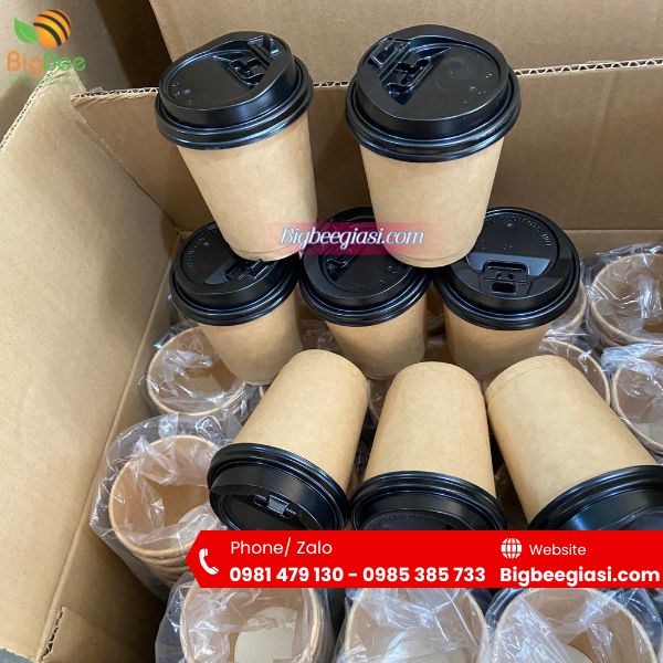 Ly giấy có nắp đậy tiện lợi Ly giấy có nắp đậy tiện lợi