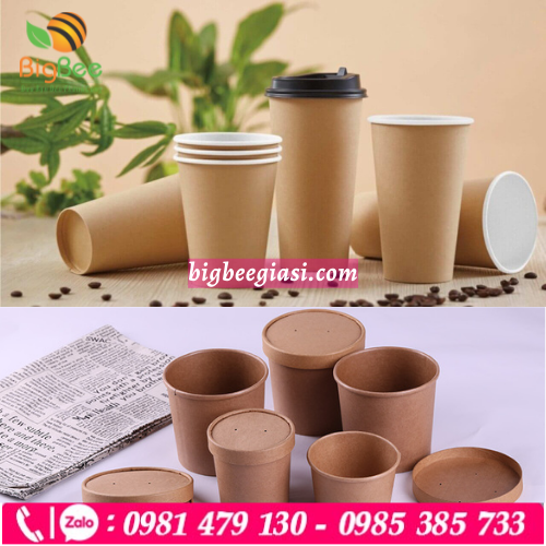 Ly giấy Kraft mẫu mã đẹp mắt, sang trọng