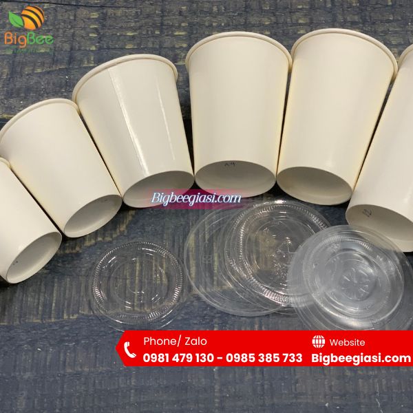 Ly giấy PO trắng Ly giấy PO trắng