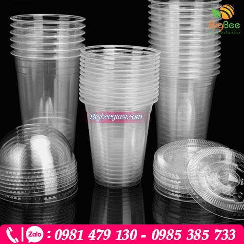 Ly nhựa nắp cầu 500ml phù hợp với nhiều loại nắp đậy Ly nhựa nắp cầu 500ml phù hợp với nhiều loại nắp đậy