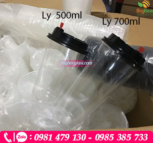 Ly nhựa nút tim 500ml và 700ml Ly nhựa nút tim 500ml và 700ml