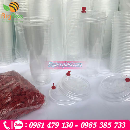Ly nhựa nắp tim trong suốt