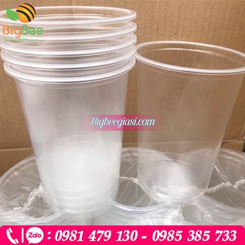 Ly nhựa 1000ml đựng trà tắc, nước dừa, nước mía