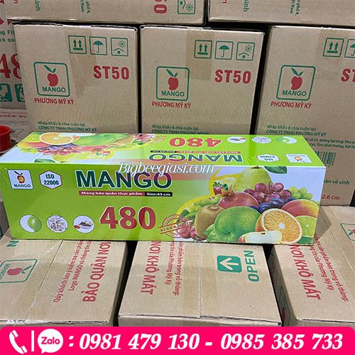 Màng bọc thực phẩm mango 480x45cm Màng bọc thực phẩm mango 480x45cm