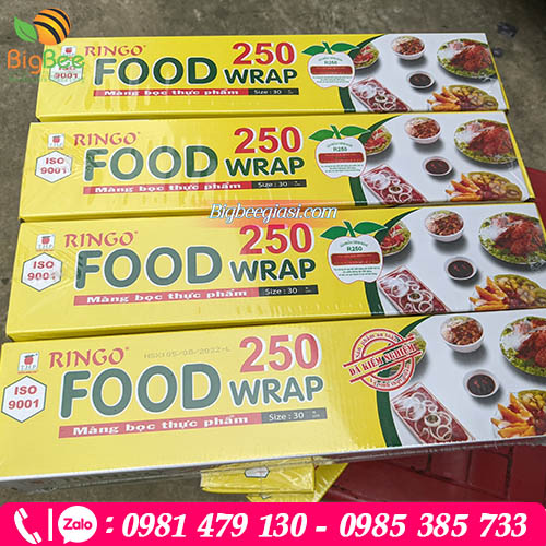 Màng bọc thực phẩm Ringo 250 an toàn Màng bọc thực phẩm Ringo 250 an toàn