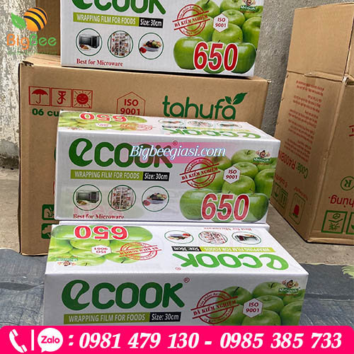 Màng bọc thực phẩm Ecook chính hãng Màng bọc thực phẩm Ecook chính hãng