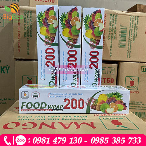 Màng bọc thực phẩm mango - Food Wrap 200 x 30cm Màng bọc thực phẩm mango - Food Wrap 200 x 30cm