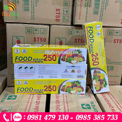 Màng bọc thực phẩm food wrap 250 Màng bọc thực phẩm food wrap 250