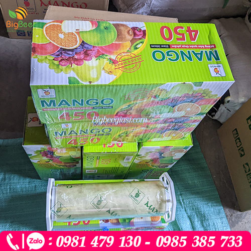 Màng bọc thực phẩm mango 450 - 30cm chính hãng giá rẻ cho các cửa hàng Màng bọc thực phẩm mango 450 - 30cm chính hãng giá rẻ cho các cửa hàng