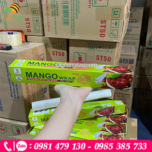 Màng bọc thực phẩm mango ST50X30 cm Màng bọc thực phẩm mango ST50X30 cm