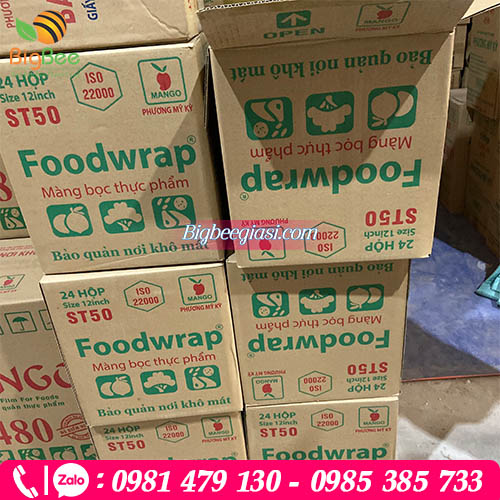 Màng bọc thực phẩm mango ST50X30 cm giá sỉ rẻ Màng bọc thực phẩm mango ST50X30 cm giá sỉ rẻ