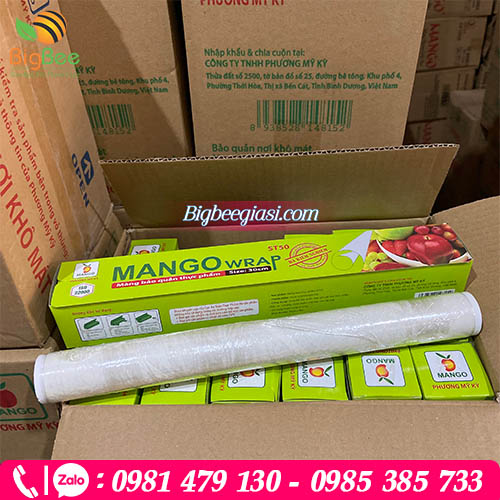 Màng bọc thực phẩm mango ST50X30 cm thùng 24 hộp Màng bọc thực phẩm mango ST50X30 cm thùng 24 hộp