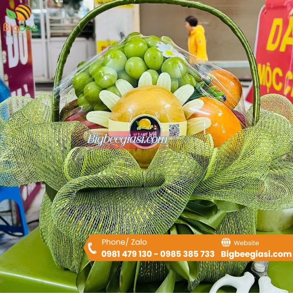 Màng co giỏ quà trái cây Màng co giỏ quà trái cây