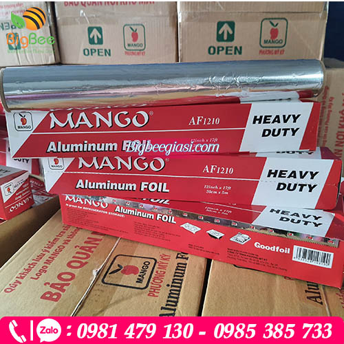 Màng nhôm bọc thực phẩm mango cuộn nhỏ dài Màng nhôm bọc thực phẩm mango cuộn nhỏ ngắn