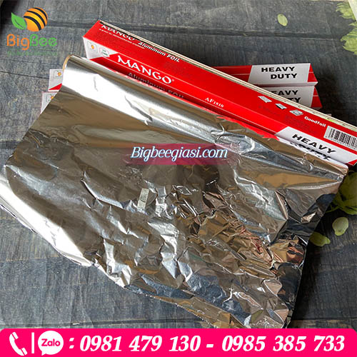 Màng nhôm nướng thực phẩm mango 45 x5m cho gia đình, dễ sử dụng Màng nhôm nướng thực phẩm mango 45 x5m cho gia đình, dễ sử dụng