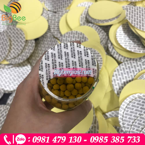 Màng seal được lột khi cần sử dụng