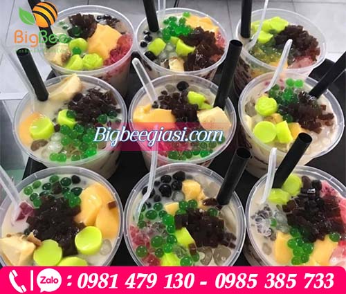 Muỗng nhựa ăn trà sữa