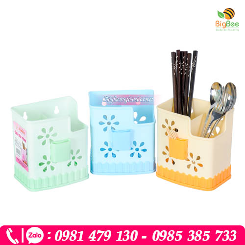 Ống đựng đũa vuông 2 ngăn Ống đựng đũa vuông 2 ngăn