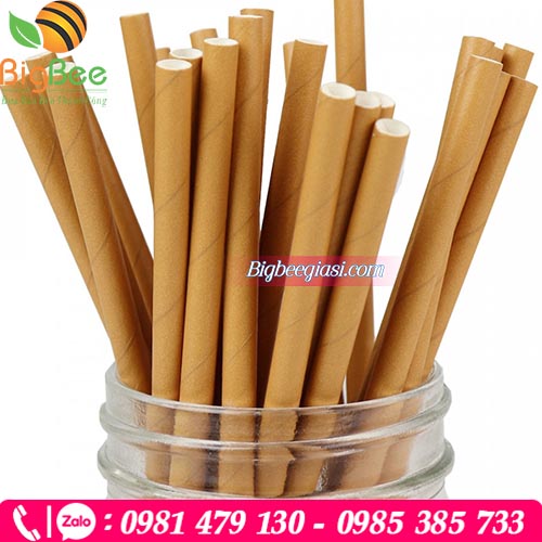 Ống hút giấy dùng 1 lần
